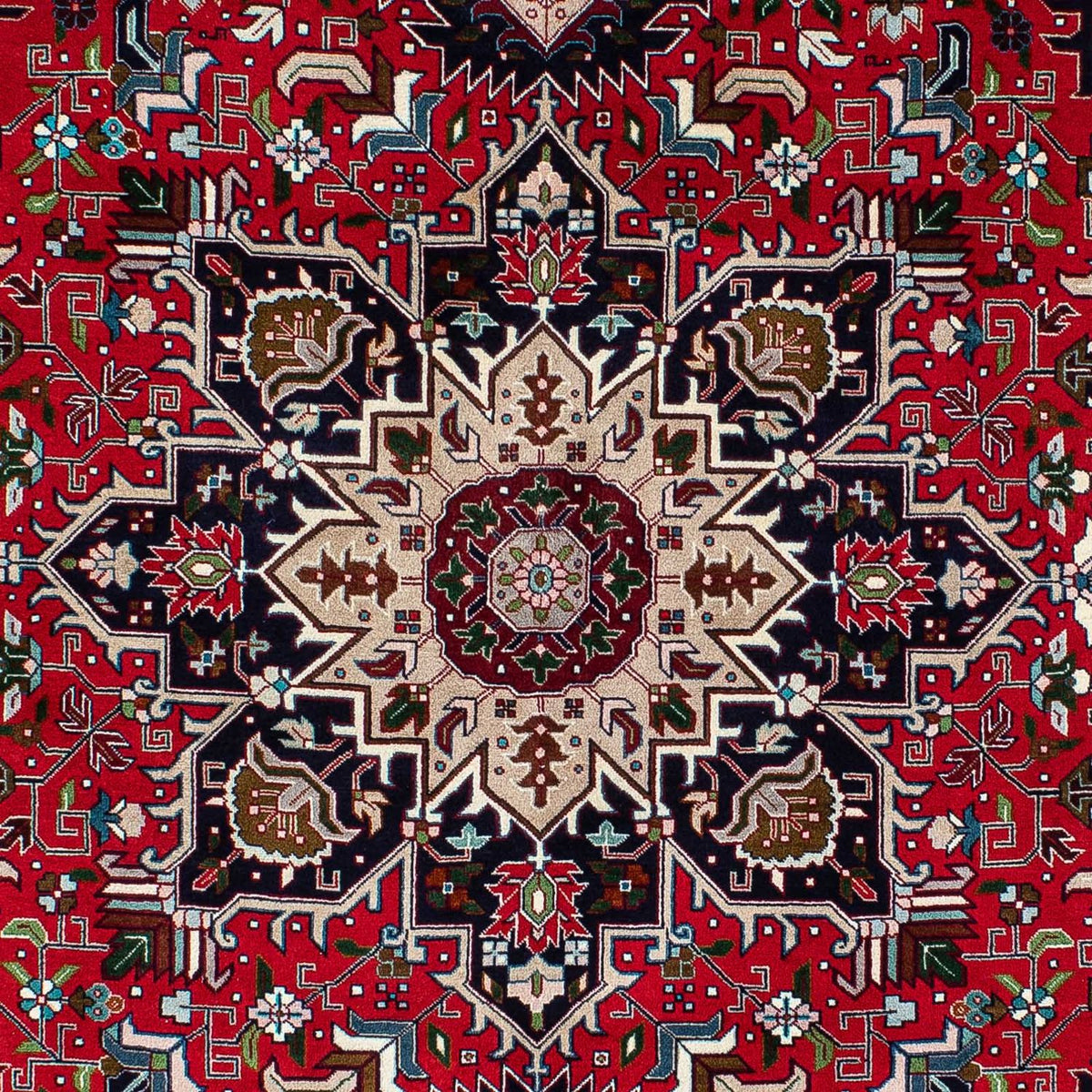 Perzisch tapijt - Tabriz - Royal - 206 x 151 cm - rood