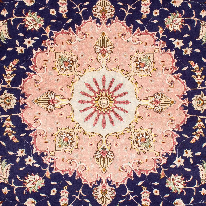 Perzisch tapijt - Tabriz - Royal - 250 x 163 cm - donkerblauw