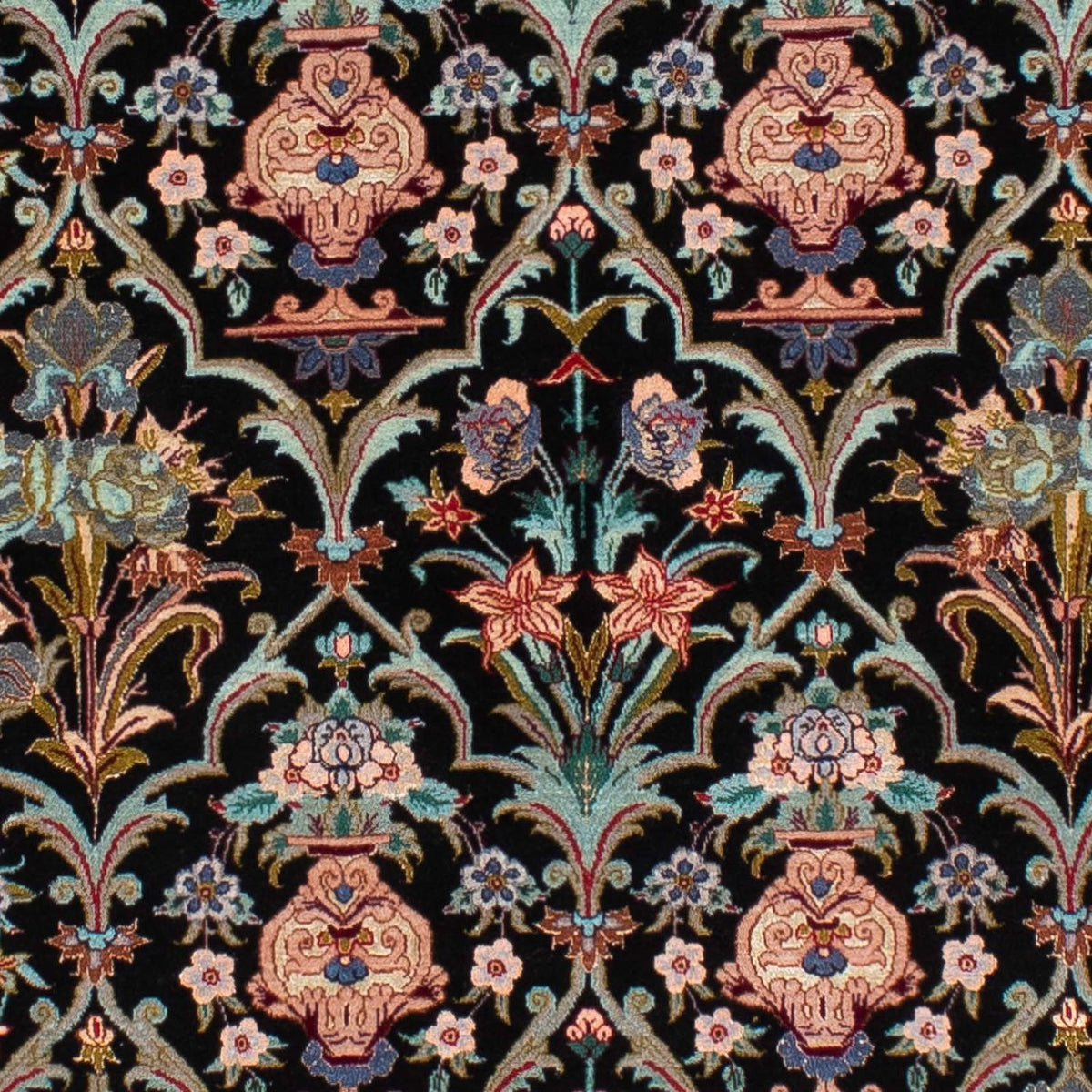 Perzisch tapijt - Isfahan - Premium - 233 x 156 cm - donkerblauw