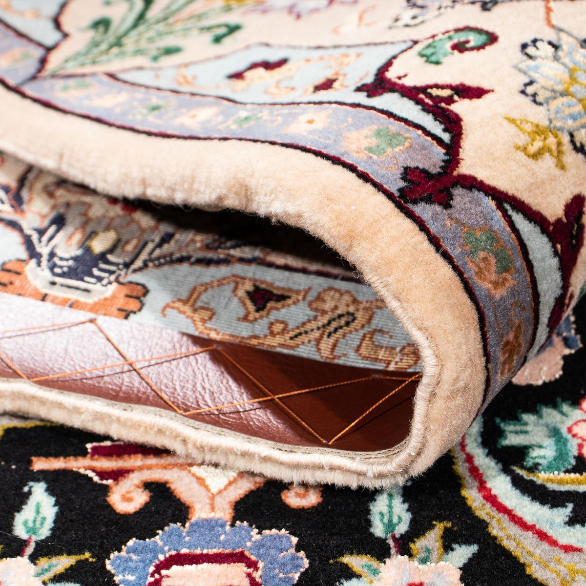 Perzisch tapijt - Isfahan - Premium - 233 x 156 cm - donkerblauw