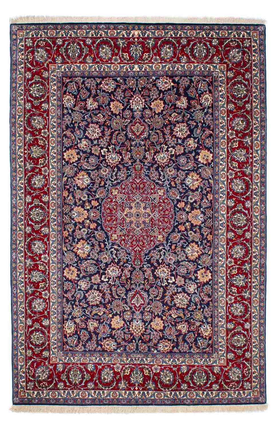 Perzisch tapijt - Isfahan - Premium - 238 x 171 cm - donkerblauw
