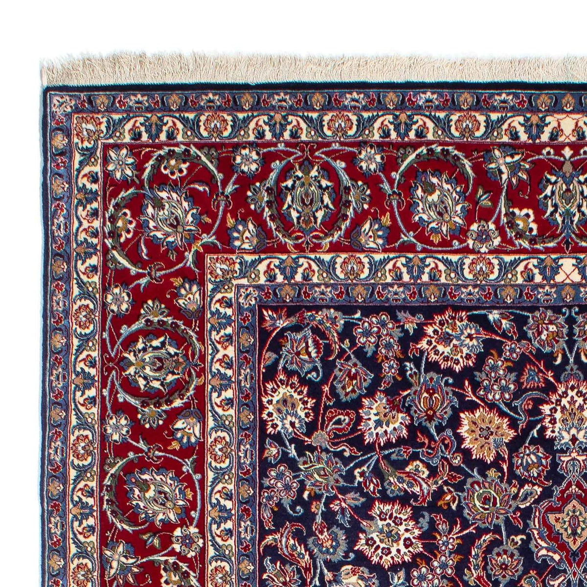 Perzisch tapijt - Isfahan - Premium - 238 x 171 cm - donkerblauw