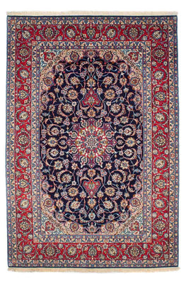 Perzisch tapijt - Isfahan - Premium - 233 x 155 cm - donkerblauw