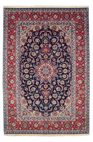 Perzisch tapijt - Isfahan - Premium - 233 x 155 cm - donkerblauw