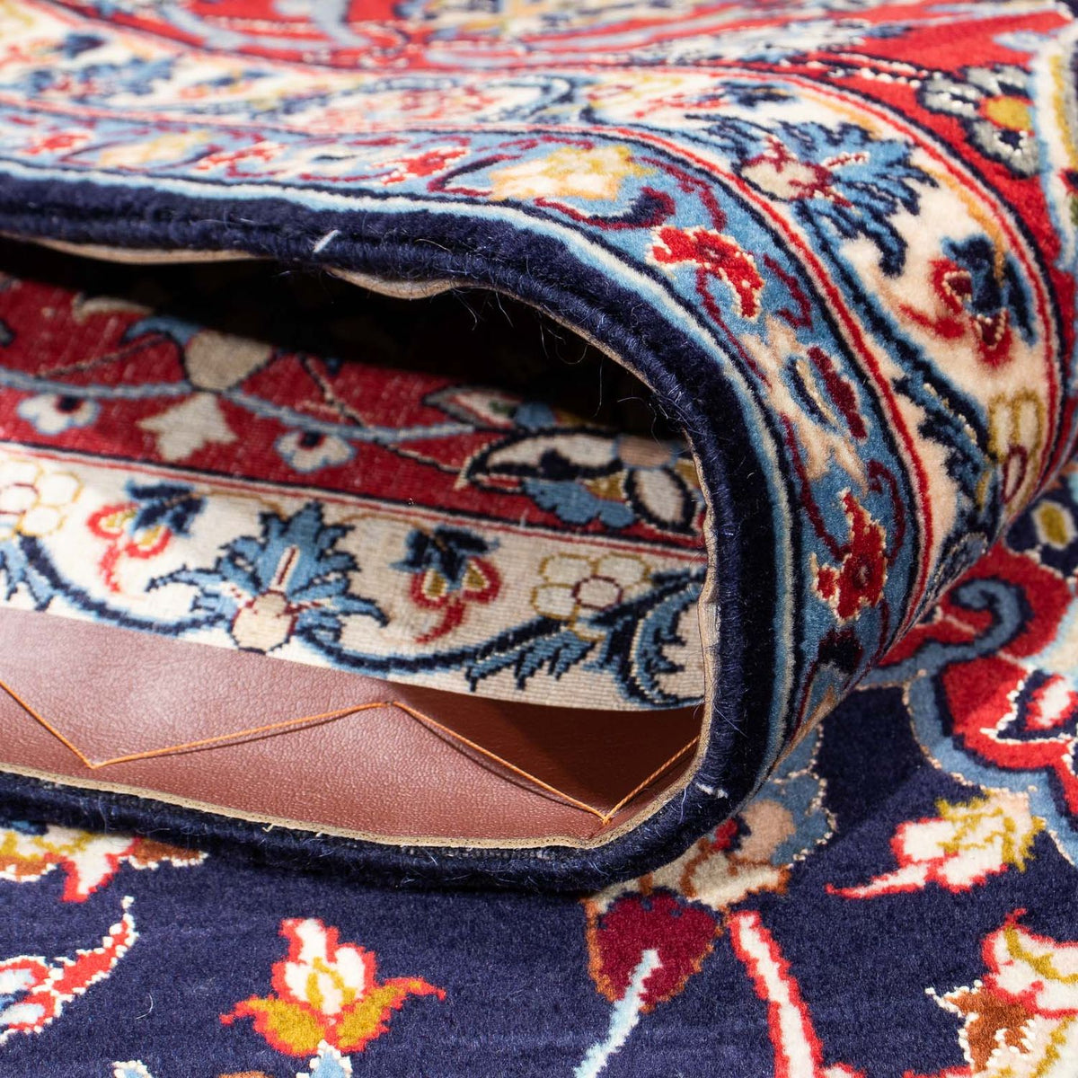 Perzisch tapijt - Isfahan - Premium - 233 x 155 cm - donkerblauw