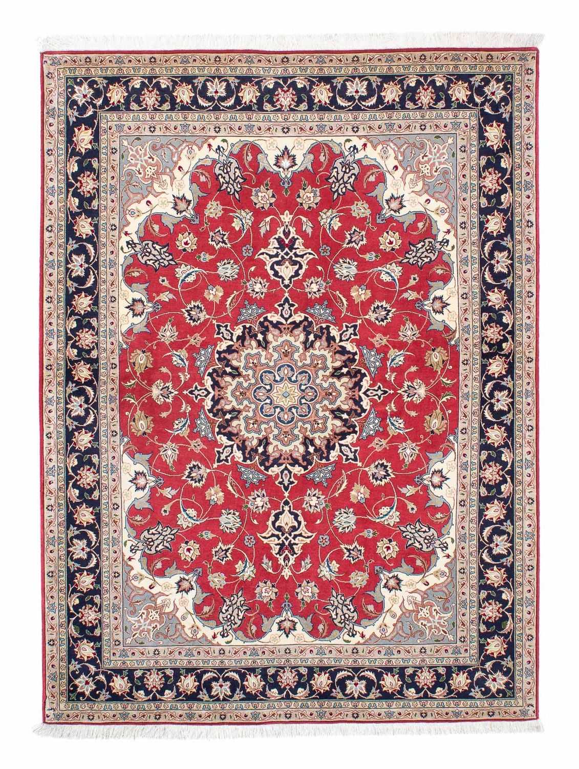 Perzisch tapijt - Tabriz - 207 x 150 cm - rood