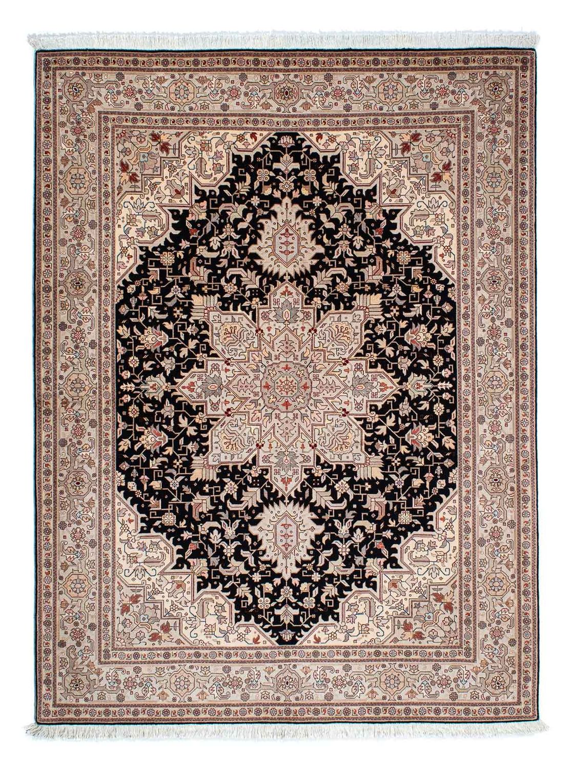 Perzisch tapijt - Tabriz - Premium - 206 x 151 cm - donkerblauw