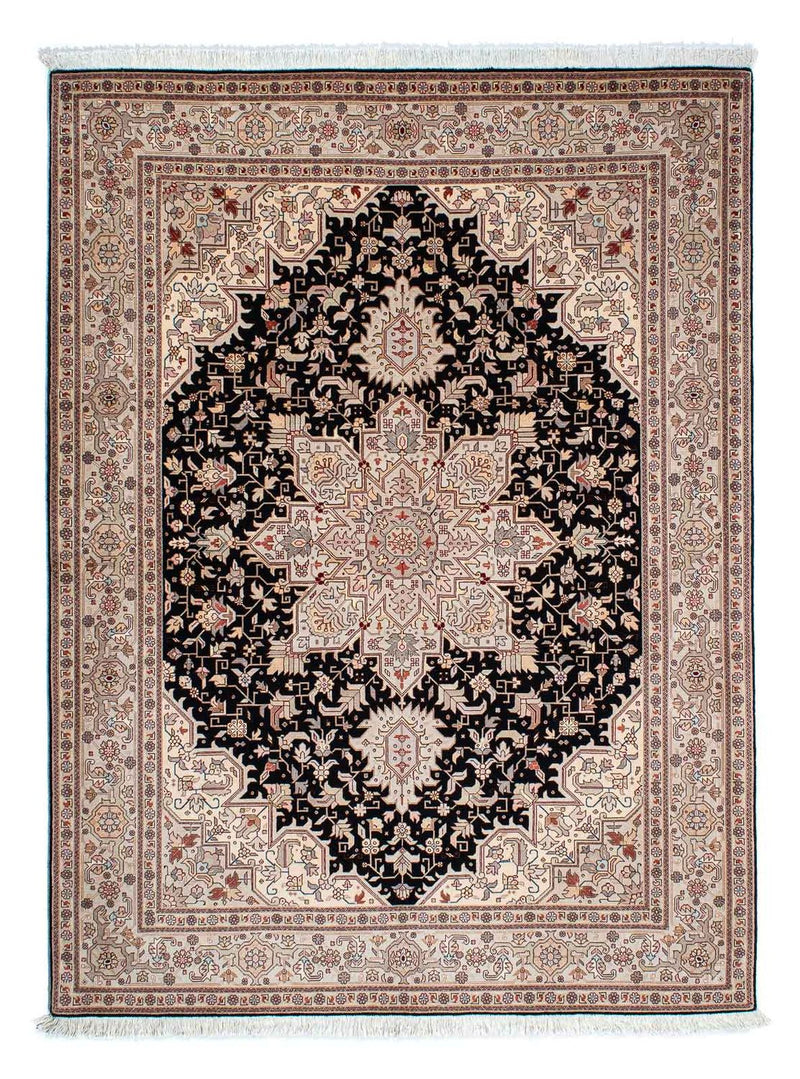 Perzisch tapijt - Tabriz - Premium - 206 x 151 cm - donkerblauw