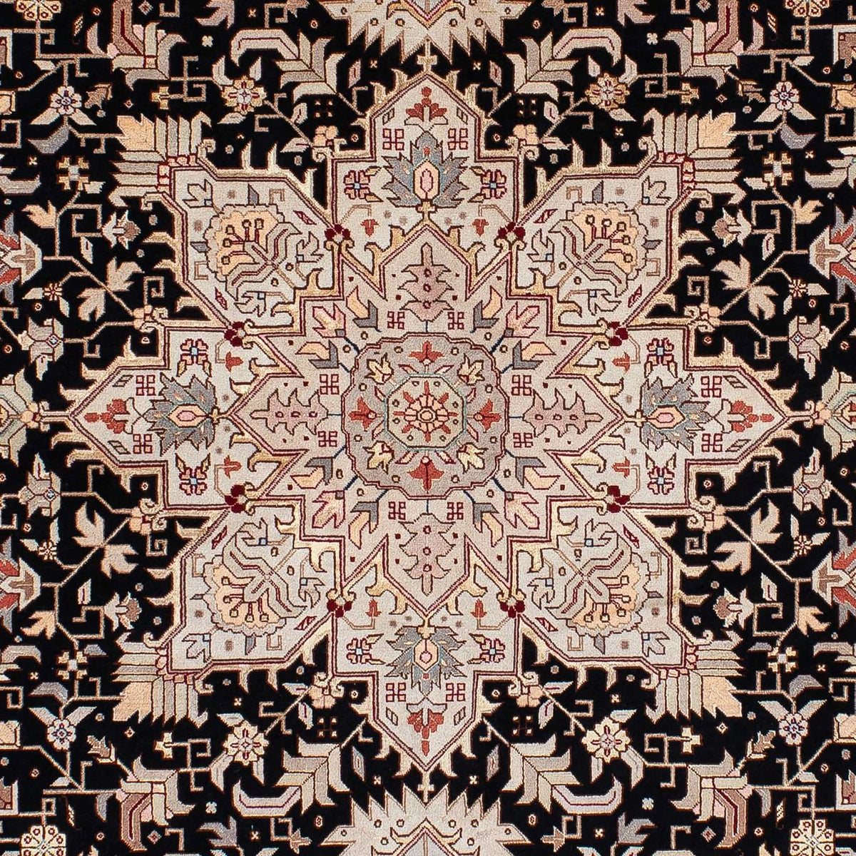 Perzisch tapijt - Tabriz - Premium - 206 x 151 cm - donkerblauw