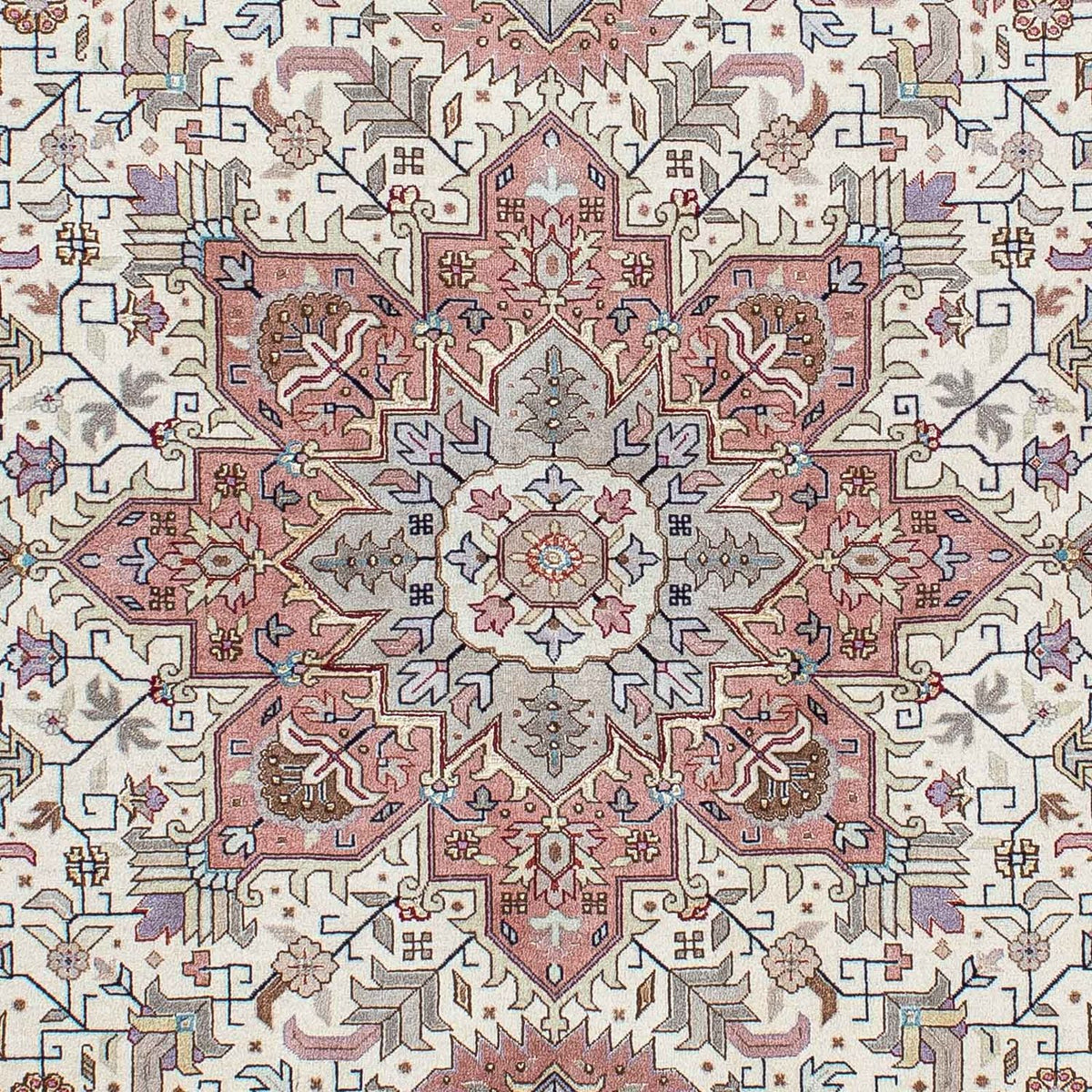 Perzisch tapijt - Tabriz - Royal - 204 x 152 cm - beige