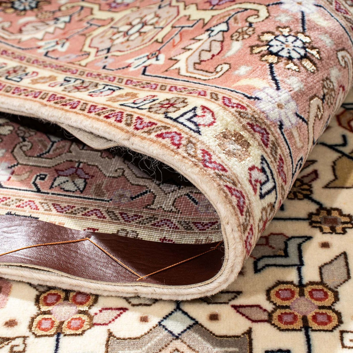 Perzisch tapijt - Tabriz - Royal - 204 x 152 cm - beige