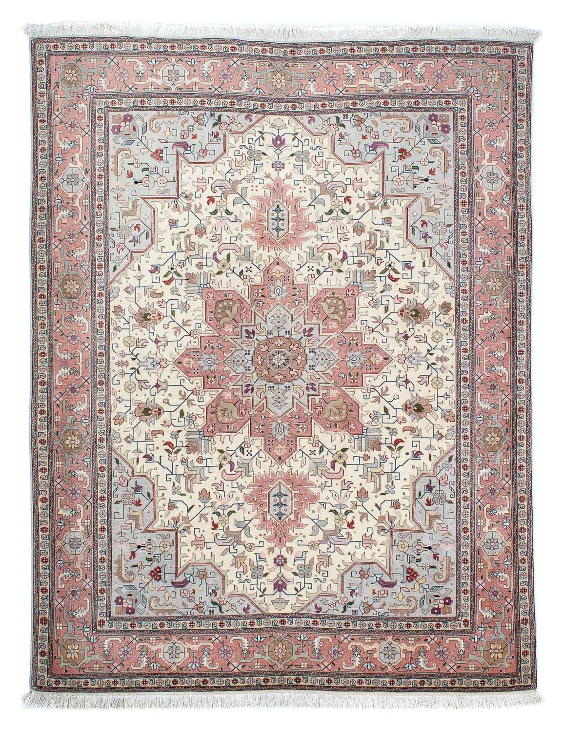 Perzisch tapijt - Tabriz - Royal - 200 x 149 cm - beige