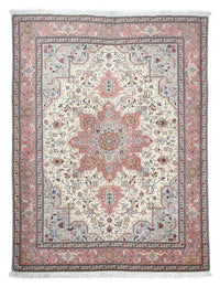 Perzisch tapijt - Tabriz - Royal - 200 x 149 cm - beige