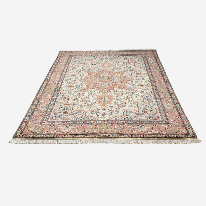 Perzisch tapijt - Tabriz - Royal - 200 x 149 cm - beige