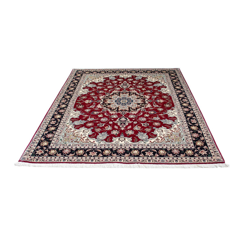 Perzisch tapijt - Tabriz - Royal - 197 x 153 cm - donkerrood