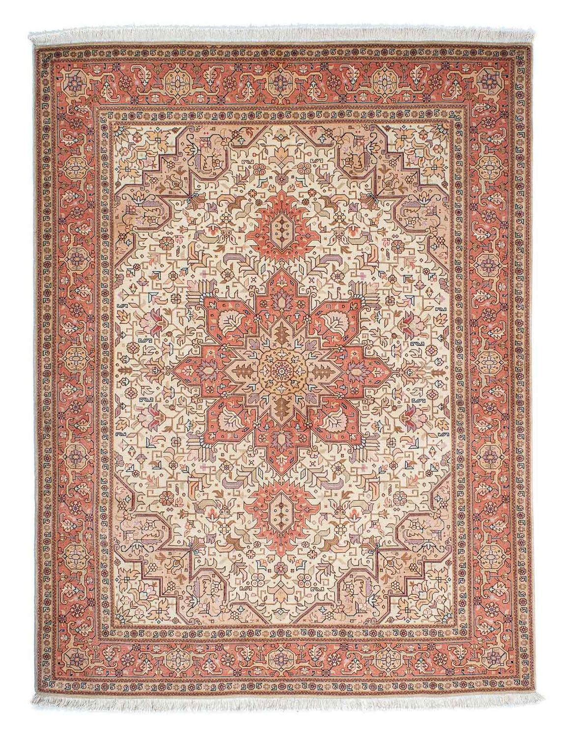 Perzisch tapijt - Tabriz - Royal - 205 x 152 cm - beige