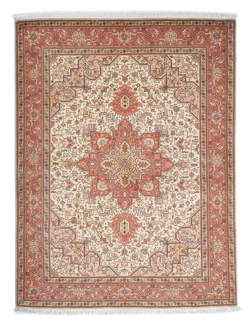 Perzisch tapijt - Tabriz - Royal - 205 x 152 cm - beige
