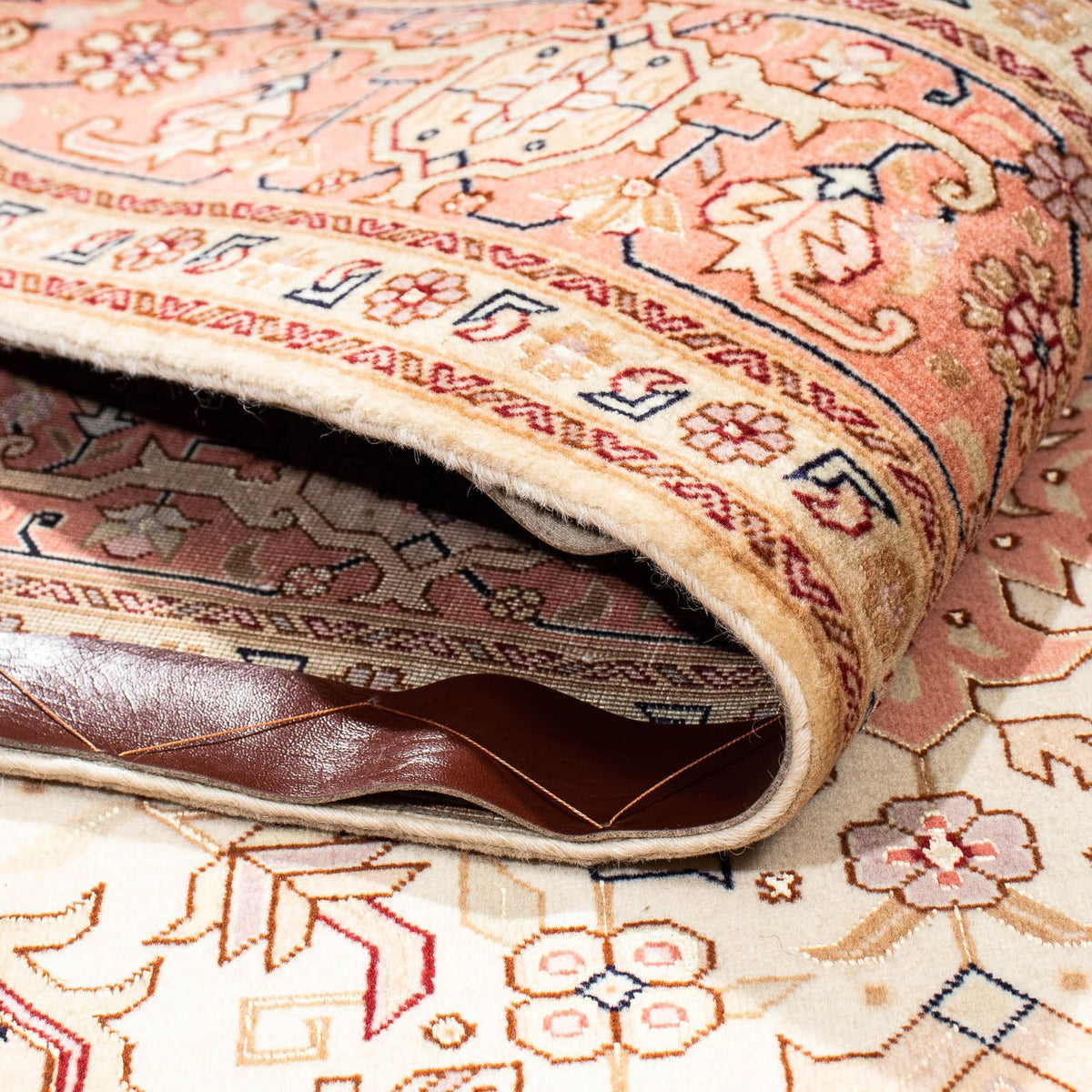 Perzisch tapijt - Tabriz - Royal - 205 x 152 cm - beige