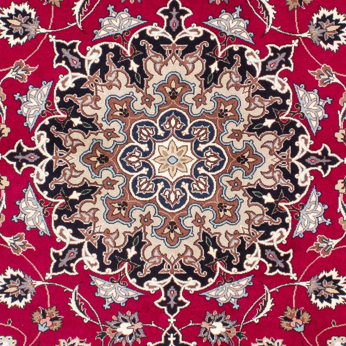 Perzisch tapijt - Tabriz - Royal - 200 x 155 cm - donkerrood