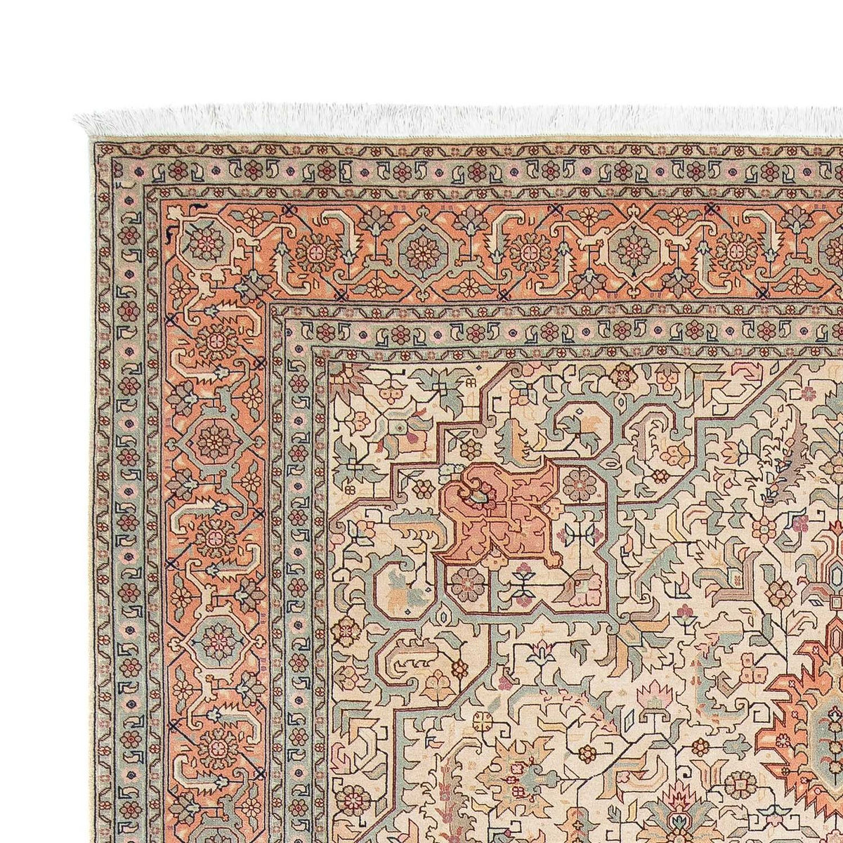 Perzisch tapijt - Tabriz - Royal - 302 x 205 cm - beige