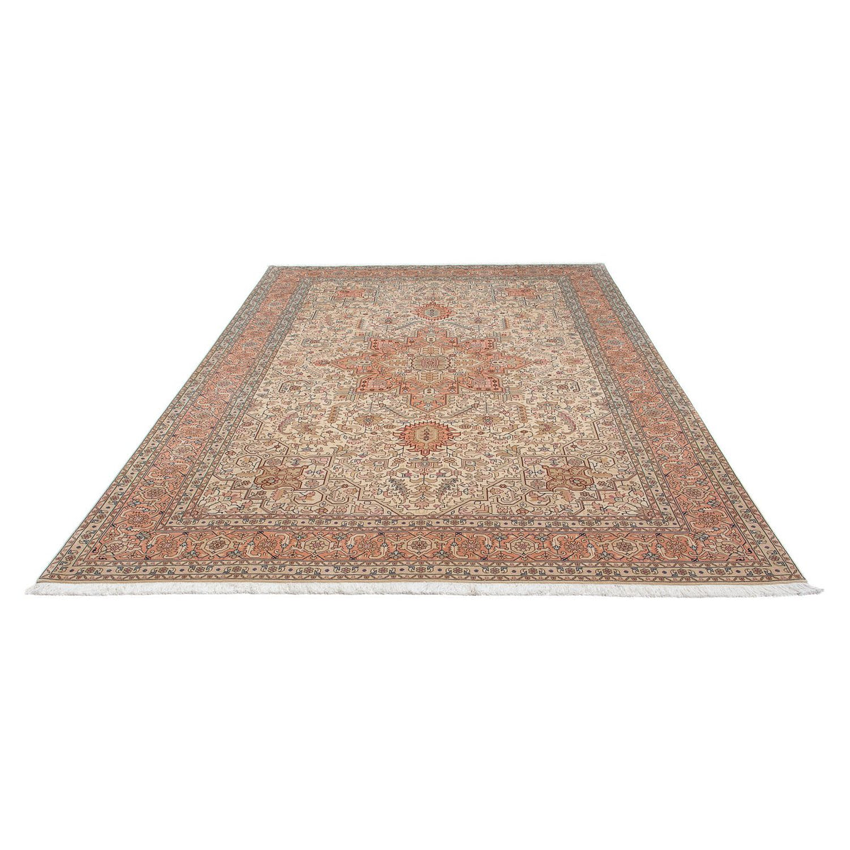 Perzisch tapijt - Tabriz - Royal - 302 x 205 cm - beige