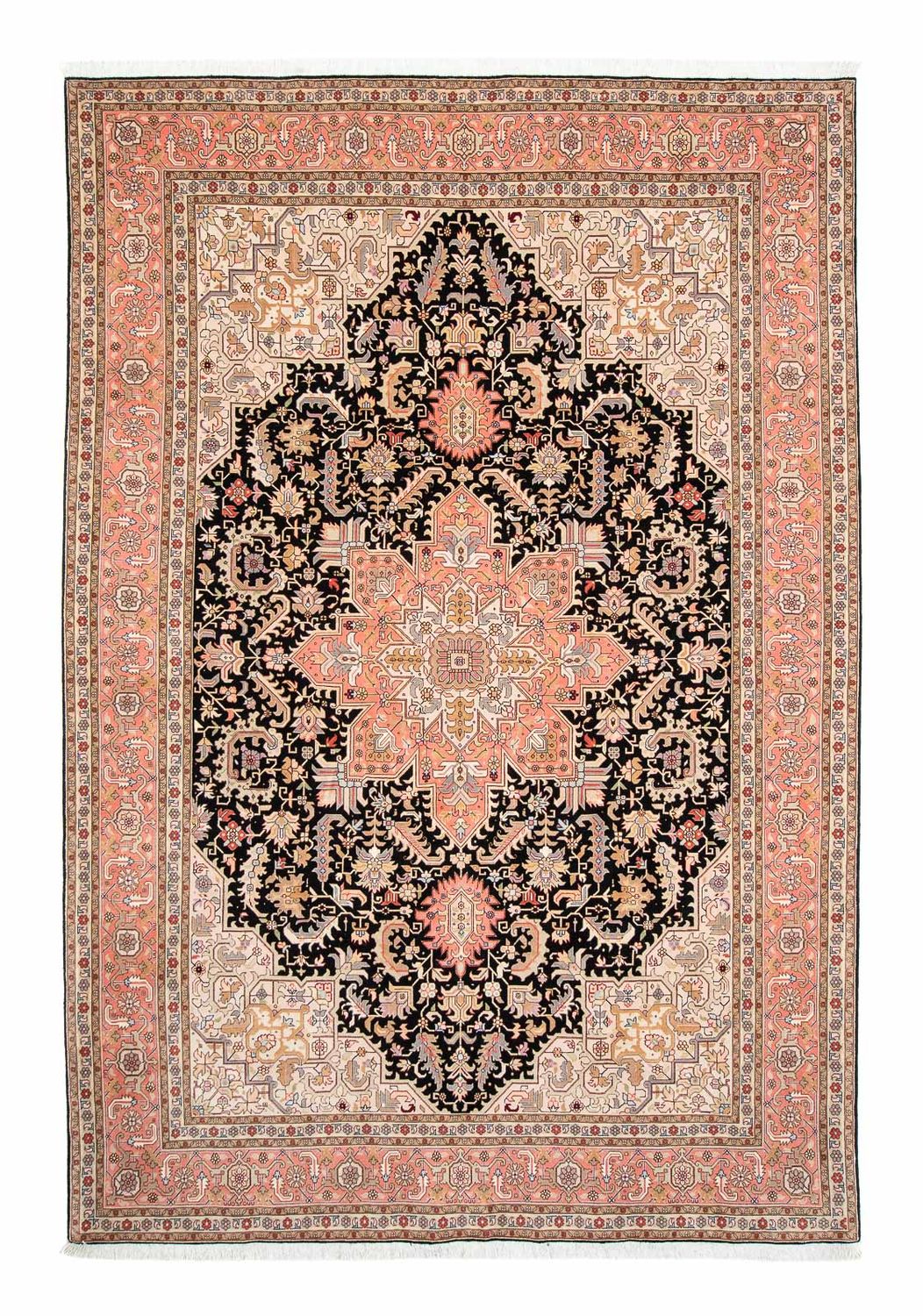 Perzisch tapijt - Tabriz - Royal - 311 x 204 cm - donkerblauw