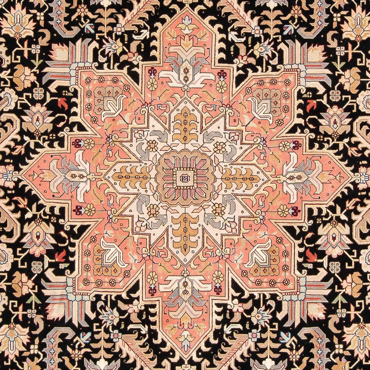 Perzisch tapijt - Tabriz - Royal - 311 x 204 cm - donkerblauw