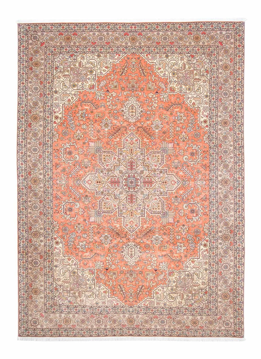 Perzisch tapijt - Tabriz - Royal - 302 x 206 cm - licht rood