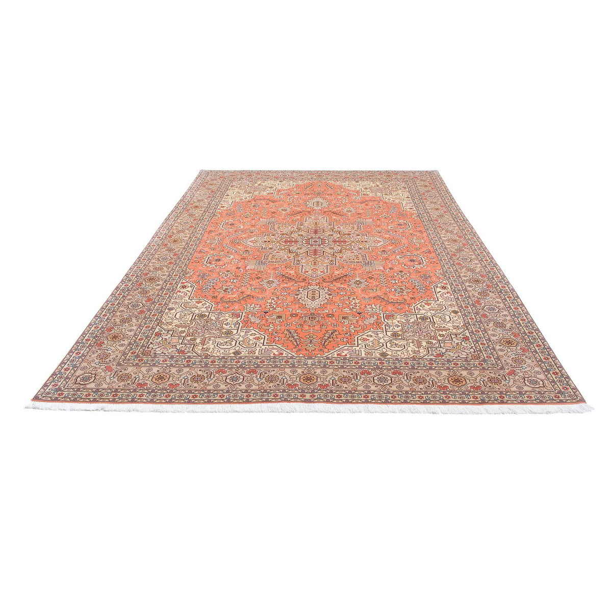 Perzisch tapijt - Tabriz - Royal - 302 x 206 cm - licht rood