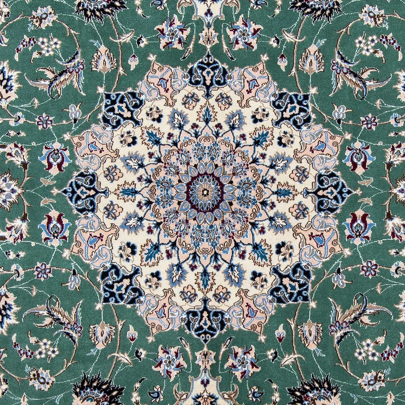 Perzisch tapijt - Nain - Koninklijk - 302 x 200 cm - groen