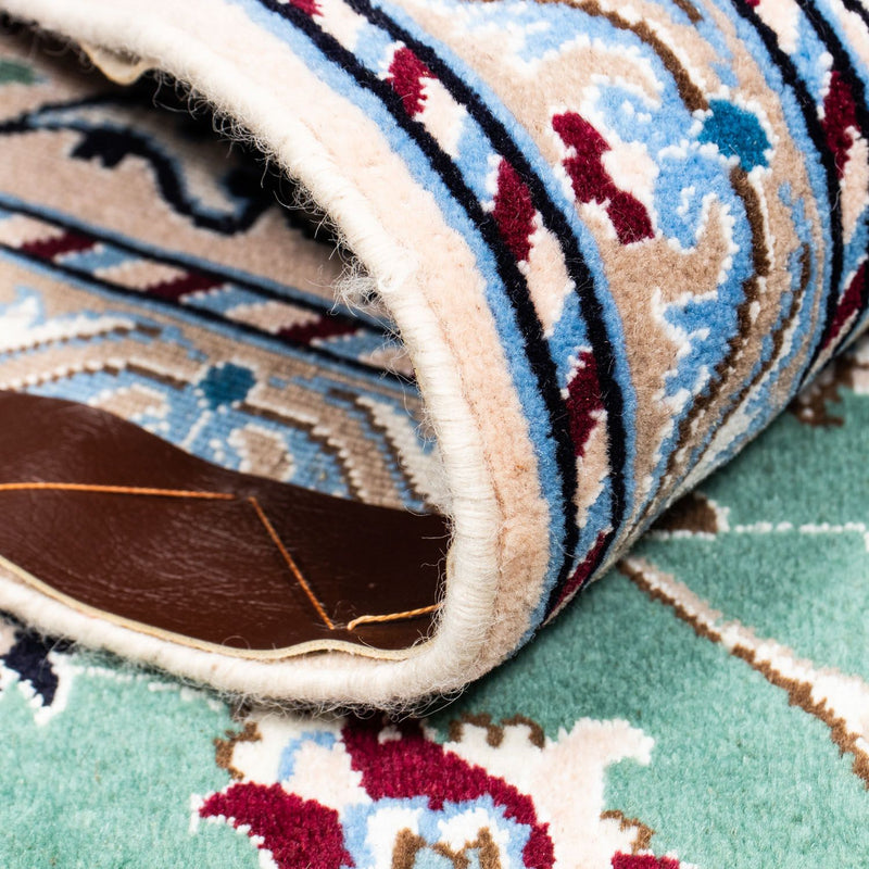 Perzisch tapijt - Nain - Koninklijk - 302 x 200 cm - groen