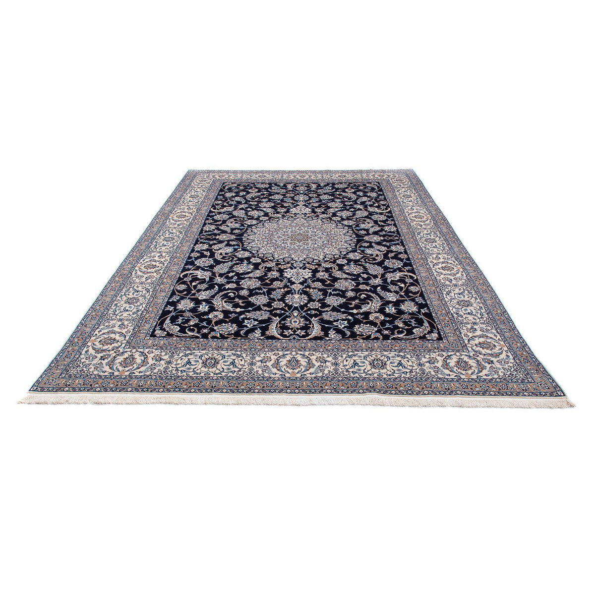 Perzisch tapijt - Nain - Premium - 310 x 202 cm - donkerblauw