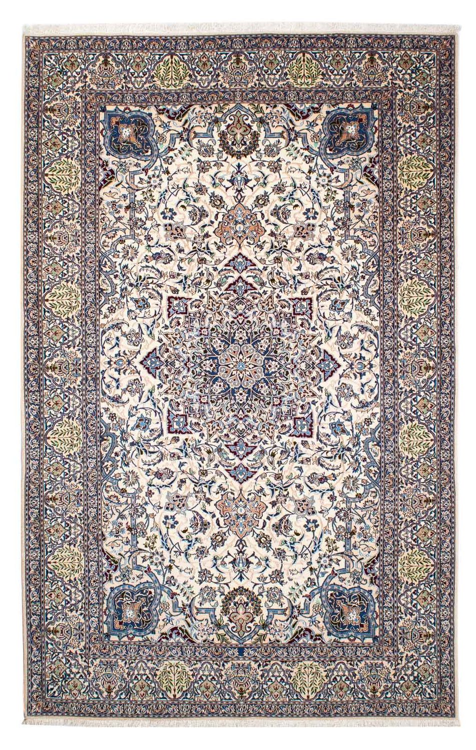 Perzisch tapijt - Nain - Koninklijk - 240 x 151 cm - beige