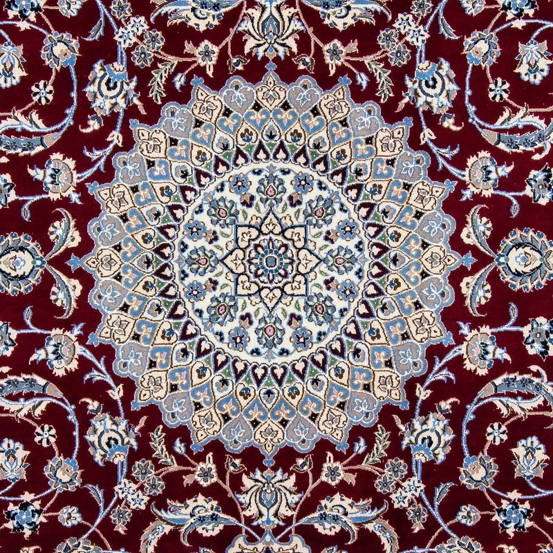 Perzisch tapijt - Nain - Koninklijk - 298 x 206 cm - donkerrood