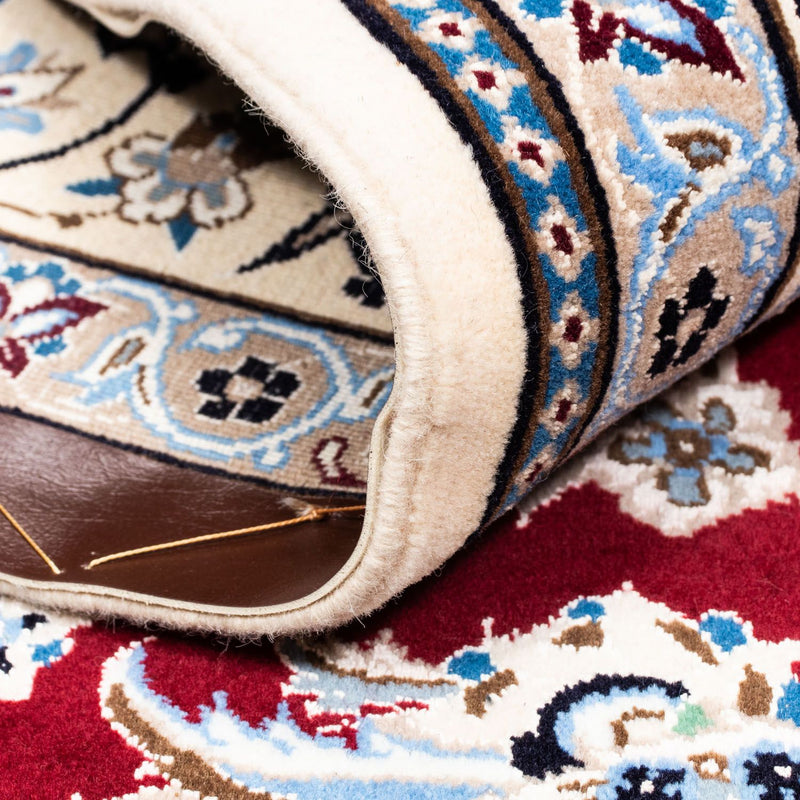 Perzisch tapijt - Nain - Koninklijk - 298 x 206 cm - donkerrood