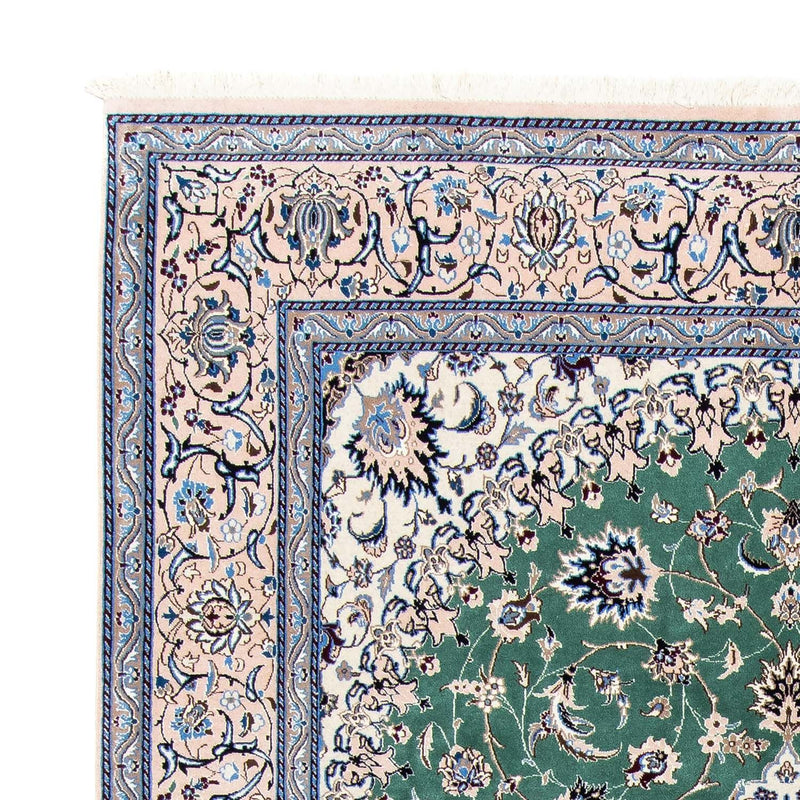 Perzisch tapijt - Nain - Koninklijk - 293 x 198 cm - groen