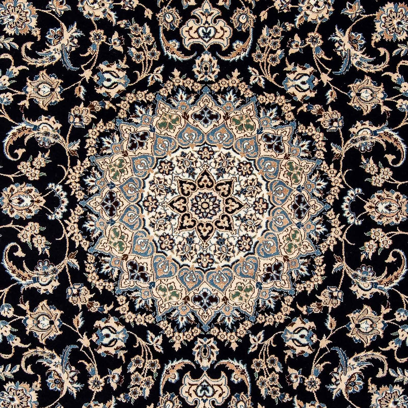Perzisch tapijt - Nain - Koninklijk - 316 x 208 cm - donkerblauw