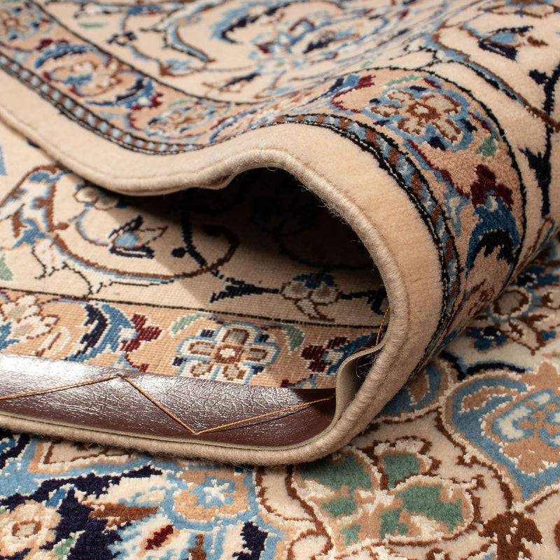 Perzisch tapijt - Nain - Koninklijk - 316 x 208 cm - donkerblauw