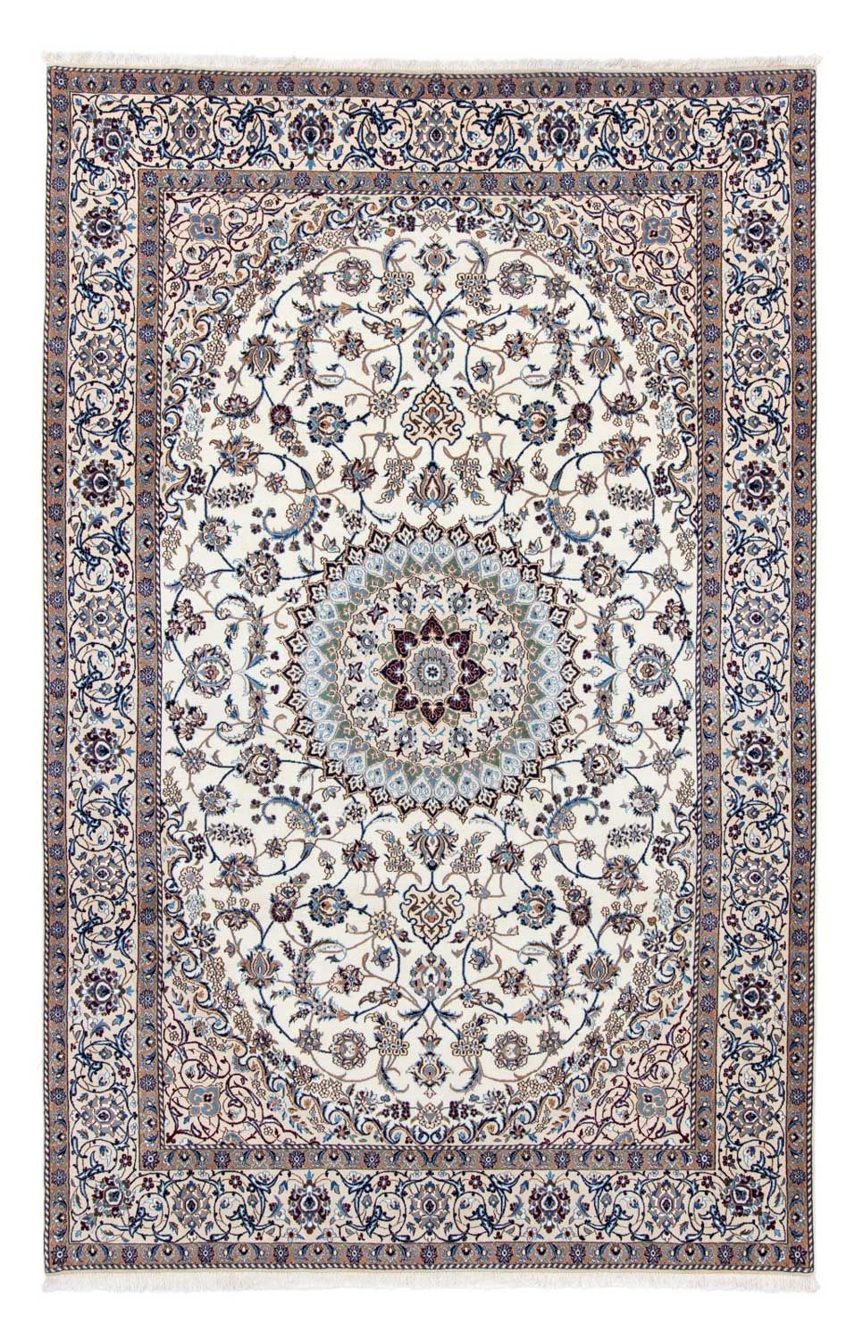 Perzisch tapijt - Nain - Koninklijk - 315 x 203 cm - beige