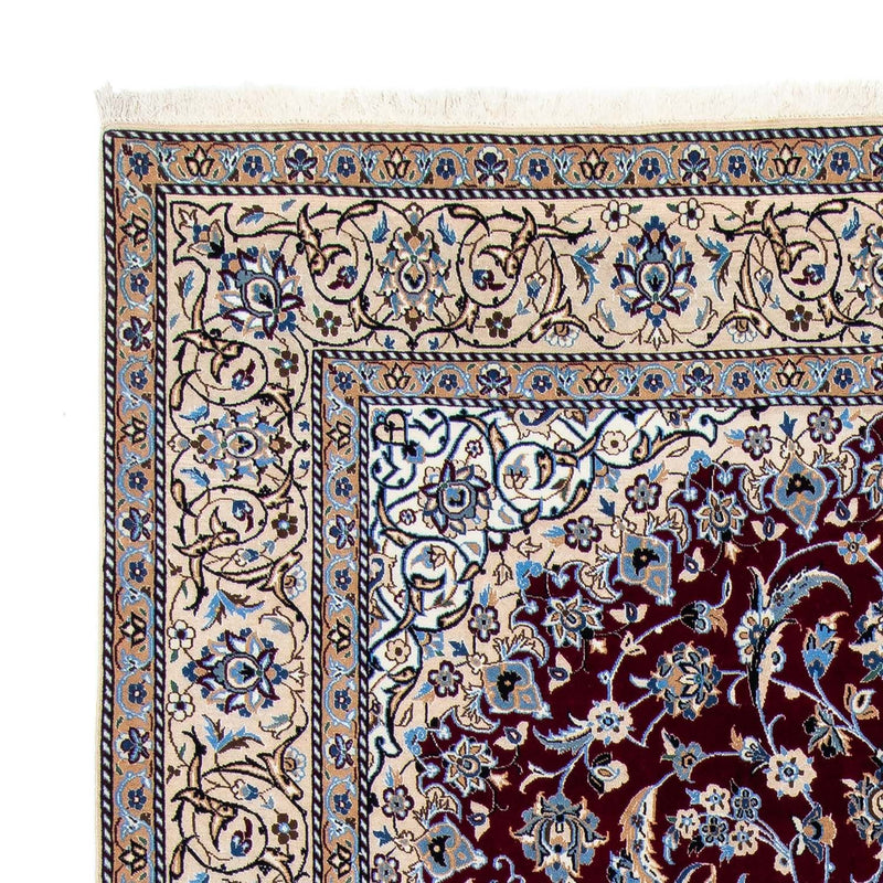 Perzisch tapijt - Nain - Koninklijk - 305 x 204 cm - rood