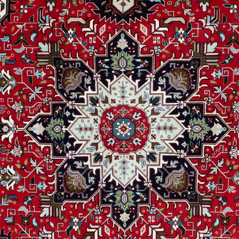 Perzisch tapijt - Tabriz - Royal - 212 x 154 cm - donkerrood