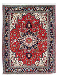 Perzisch tapijt - Tabriz - Royal - 196 x 152 cm - donkerrood