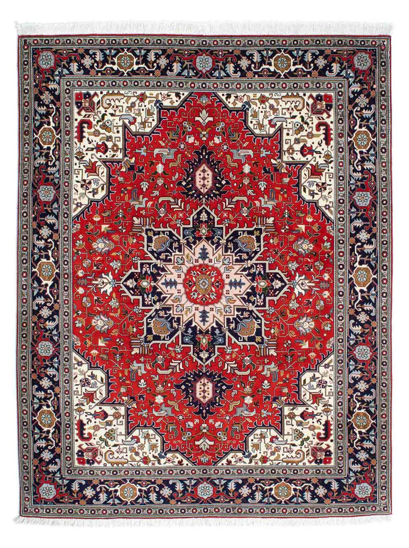 Perzisch tapijt - Tabriz - Royal - 196 x 152 cm - donkerrood