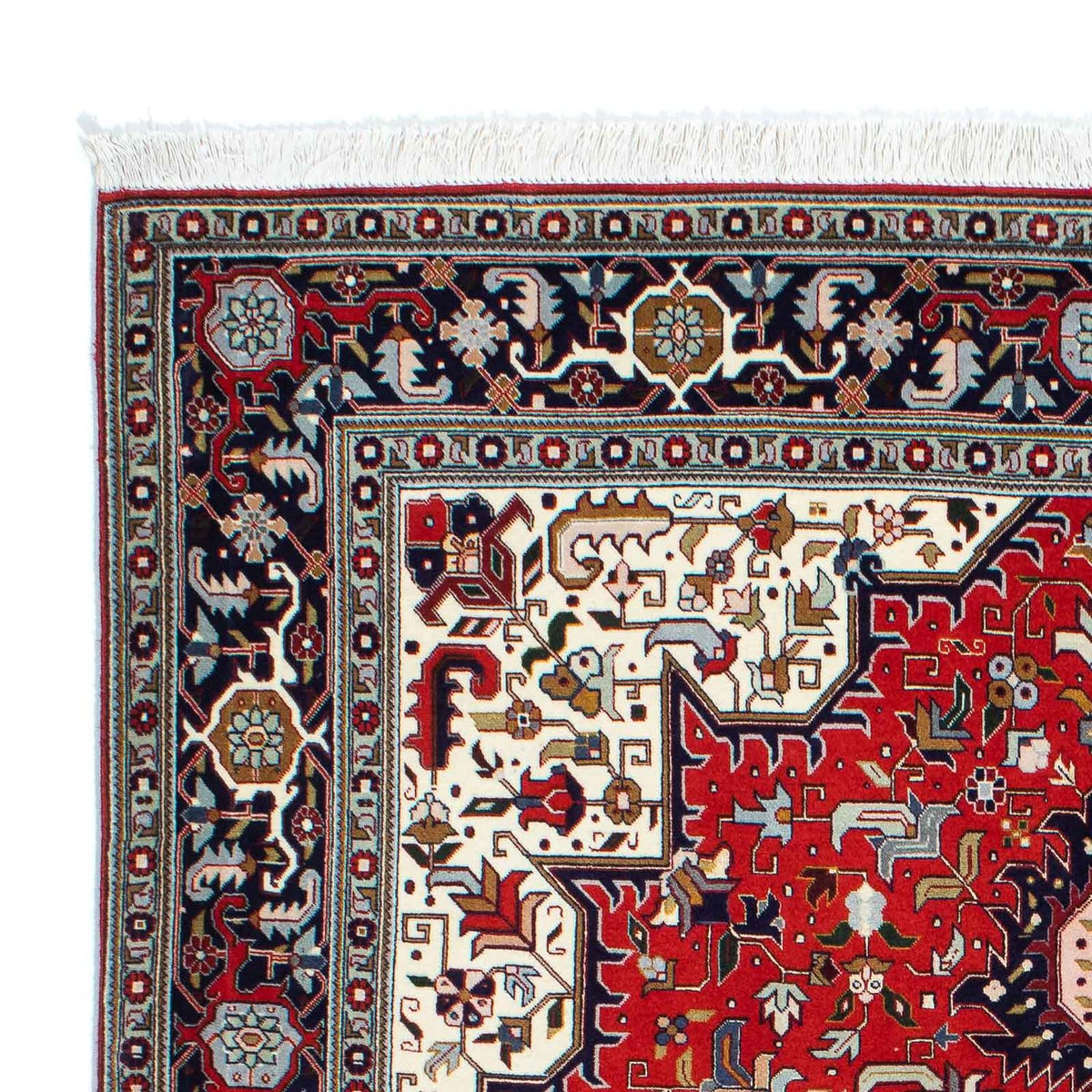 Perzisch tapijt - Tabriz - Royal - 196 x 152 cm - donkerrood