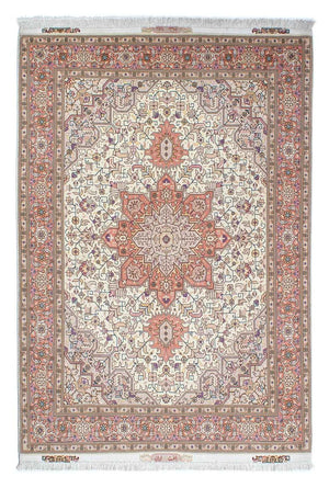 Perzisch tapijt - Tabriz - Royal - 212 x 151 cm - beige