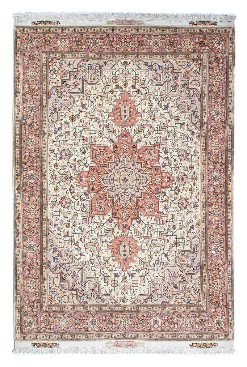 Perzisch tapijt - Tabriz - Royal - 212 x 151 cm - beige