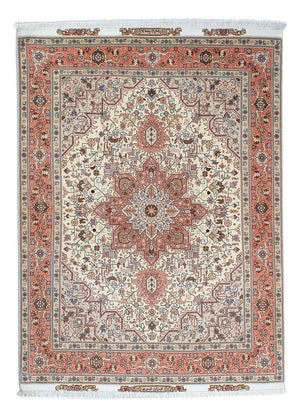 Perzisch tapijt - Tabriz - Royal - 208 x 156 cm - beige