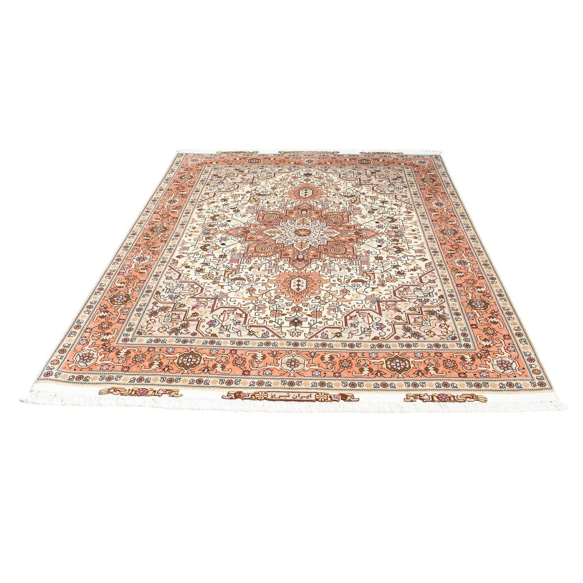 Perzisch tapijt - Tabriz - Royal - 208 x 156 cm - beige