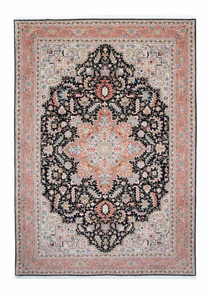 Perzisch tapijt - Tabriz - Royal - 300 x 204 cm - donkerblauw