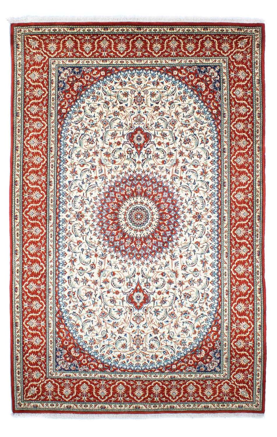 Perzisch tapijt - Ghom - 248 x 157 cm - rood
